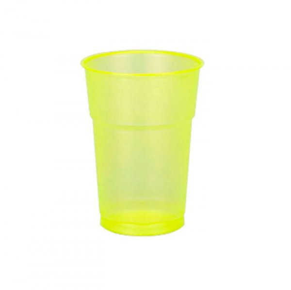 Copo Gold Neon Amarelo 300Ml (50Un) - Copaza