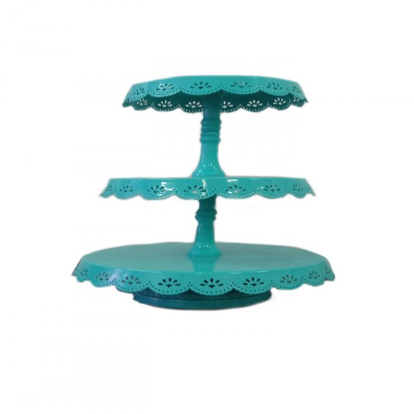 Doceira De Ferro 3 Andares Azul 5856 - Importex