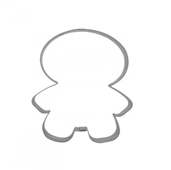 Cortador Inox Bonequinho 1G - R.R Oliveira