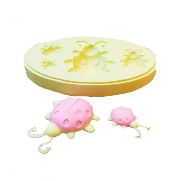 Molde De Silicone Joaninha (2105) - Mazulli