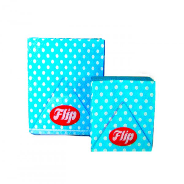 Guardanapo Poa Azul Claro Poa Branca 30X31Cm (50Un) - Flip