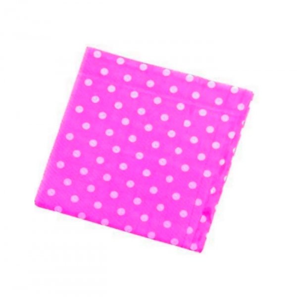 Guardanapo Poa Pink Bola Branca 30X31Cm (50Un) - Flip