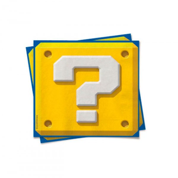 Guardanapo Super Mario Jogo 25X25 (20Un) - Cromus