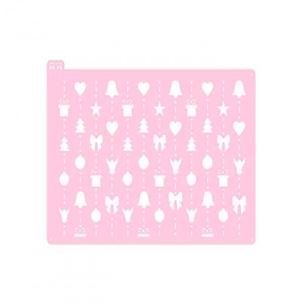 Estencil Pao De Mel E Macarrons Natalino 1 - R.R. Oliveira