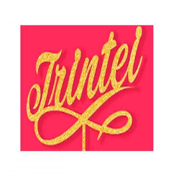 Topo De Bolo Trintei Mdf Dourado - Sonho Fino