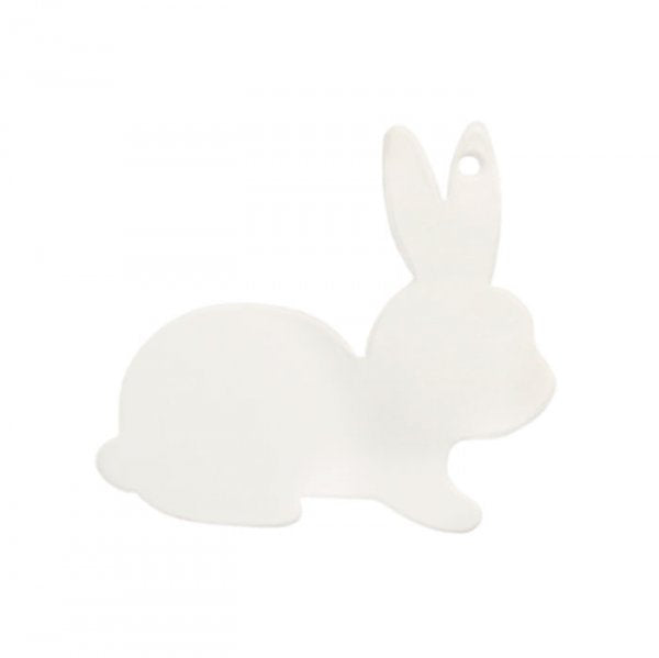 Tag Coelho 6 Branco (10Un) - Crystal Forming