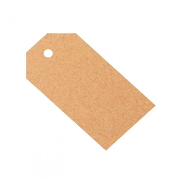 Tag Retangular Kraft (10Un) - Crystal Forming