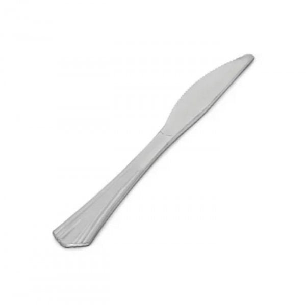 Faca Refeicao Classica Prata (C/10Un) - Silver Festas