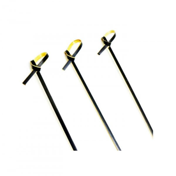 Palito Bambu P/Petisco (12Cm) Ha221 C/20Un - Silver Plastic