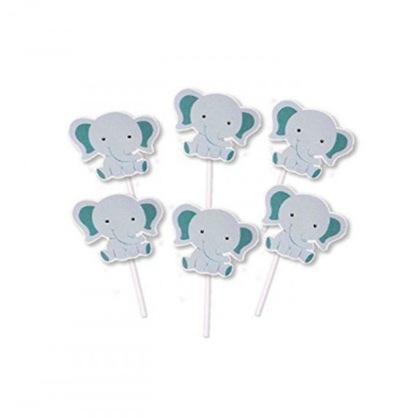 Palitos Decorativos Mod 19 Elefante (C/10Un) - Image Fest