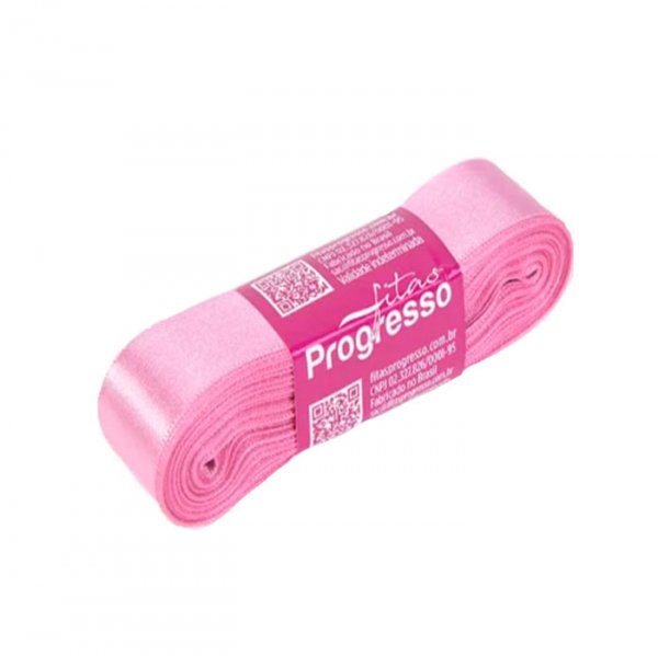 Fita Cetim N°9 Cor240 Rosa (38Mmx10M) - Fitas Progresso