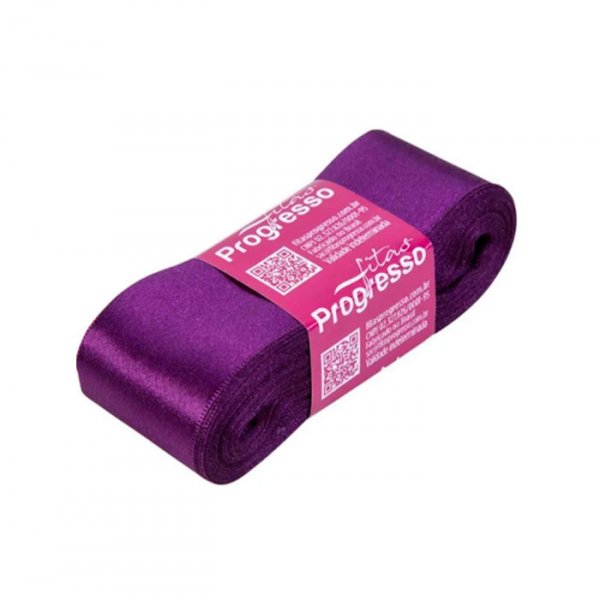 Fita Cetim N°9 Cor675 Roxo (38Mmx10M) - Fitas Progresso