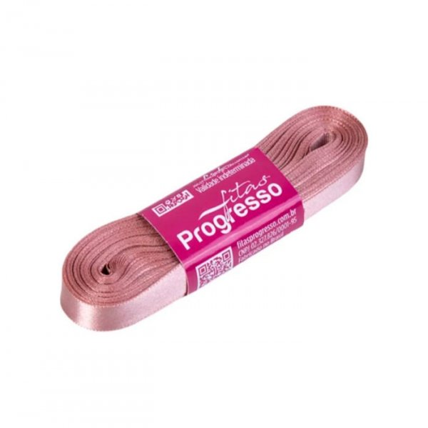 Fita Cetim Simples Cf001 1143 Rosa Velho (10M) - Fitas Progresso