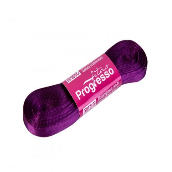 Fita Cetim Simples Cf001 675 Roxo (10M) - Fitas Progresso