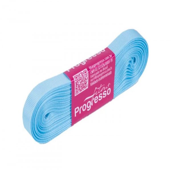Fita Gorgurão Gp002 Azul Bebe (11Mmx10M) - Fitas Progresso