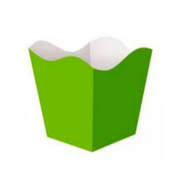 Cachepot Vintage Liso Pequeno Verde Limao (10Un) - Regina