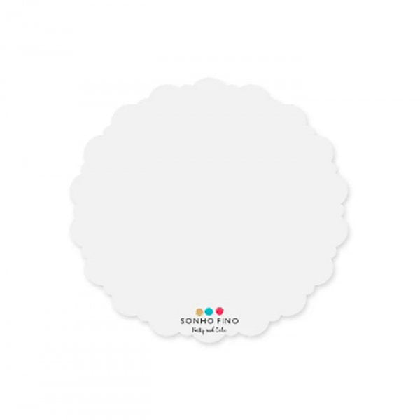 Cake Board Branco Dalia (15Cmx3Mm) - Sonho Fino