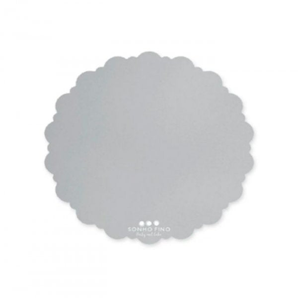 Cake Board Prata Dalia 15Cm - Sonho Fino