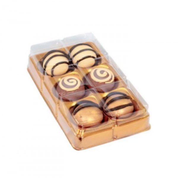 Candy Box 6 Cavidades Dourado - Flip