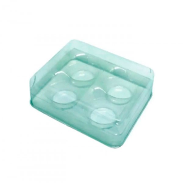 Candy Box Cores Metal Verde 4 Cavidades (10Un) - Flip