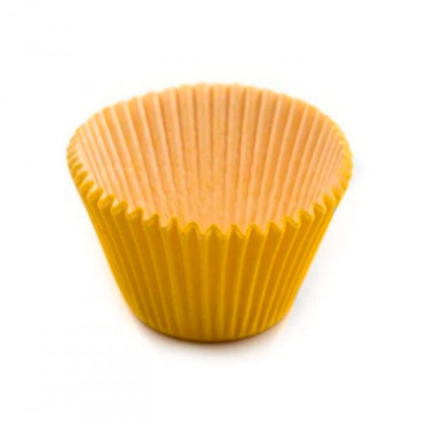 Forminha De Papel Para Doces N°5 Amarelo (100Un) - Mago