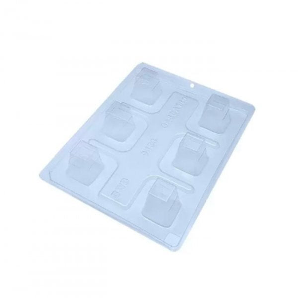 Forma Para Chocolate Caixinha Alongada (Cod9433) - Bwb