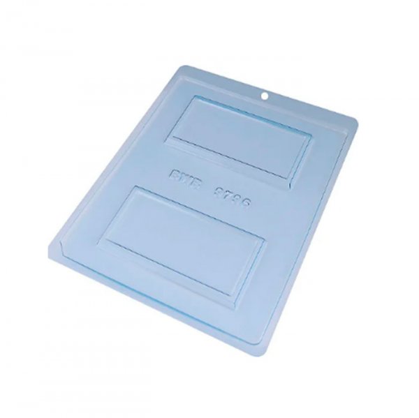 Forma Para Chocolate Tablete Liso (9796) - Bwb