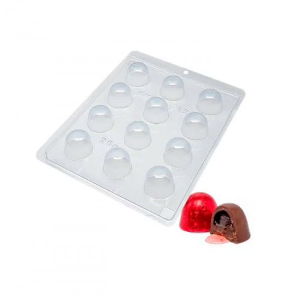 Forma Para Chocolate Cerejão 25G (12) - Bwb