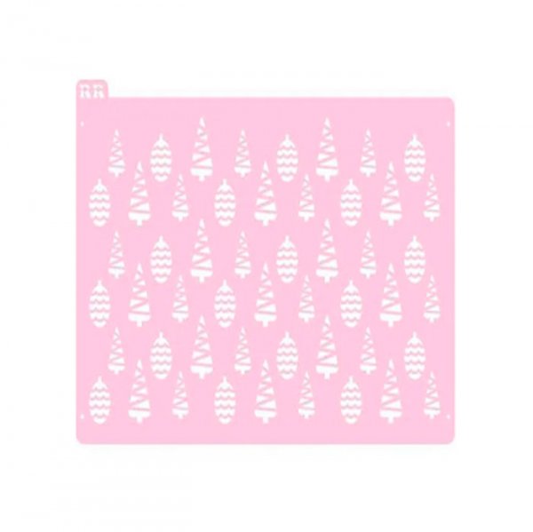 Estencil Biscoito Fundo Pinheiro 1 - R.R Oliveira