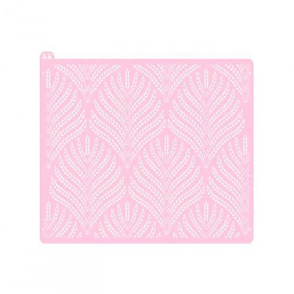 Estencil Bolo Folhas 1 - R.R Oliveira