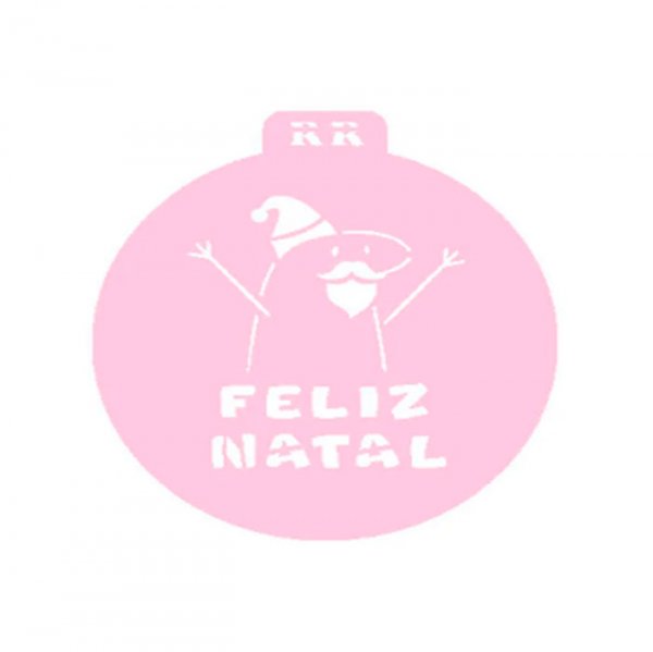 Estencil Flork 14 Papai Noel 1 - R.R Oliveira