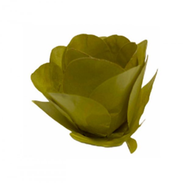 Forminha Gloria Cor Amarela Com Borda Dourada Fundo (30Un) - Formar Embalagens