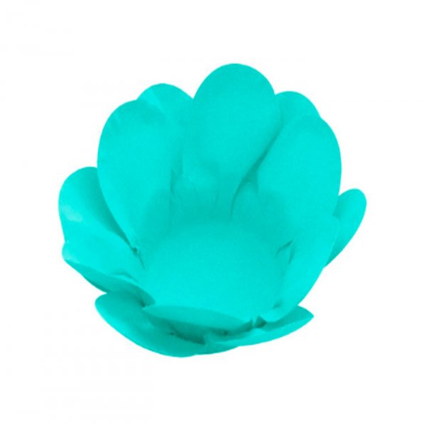 Forminha Gloria Cor Azul Tiffany Fundo C/30Un (Gf11) - Formar Embalagens