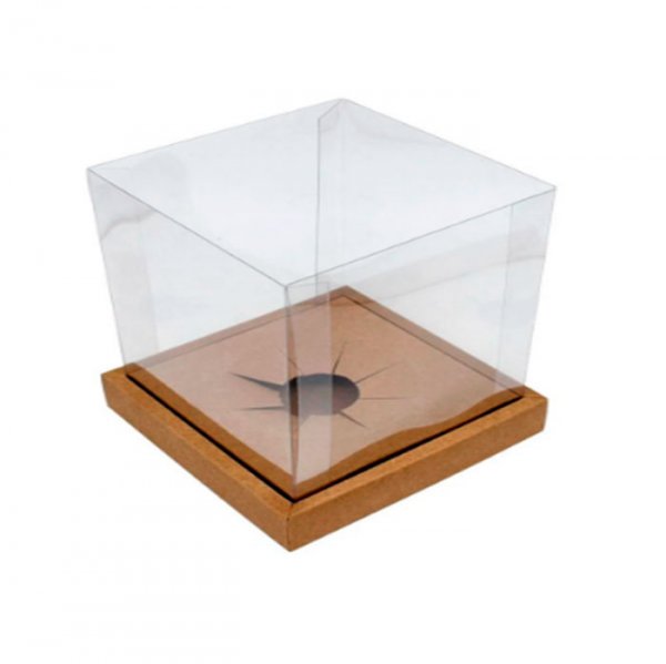 Caixa Gourmet Ovo Em Pé Kraft 350G (5Un) - Crystal Forming