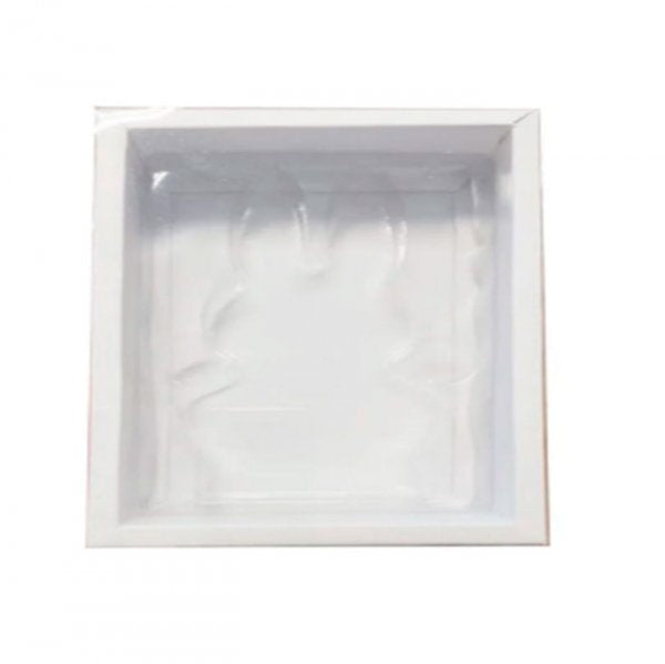 Caixa Coelho G Branco (5Un) - Crystal Forming