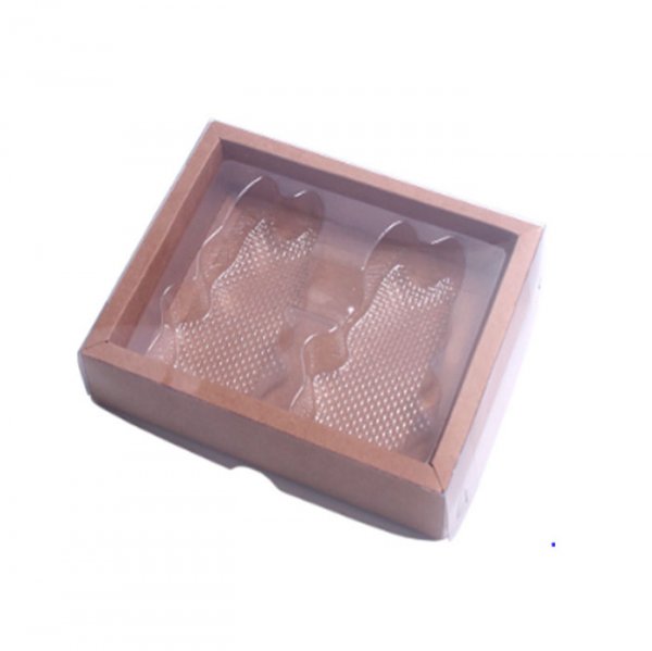 Caixa Coelho 2 Cavidades P Kraft (5Un) - Crystal Forming