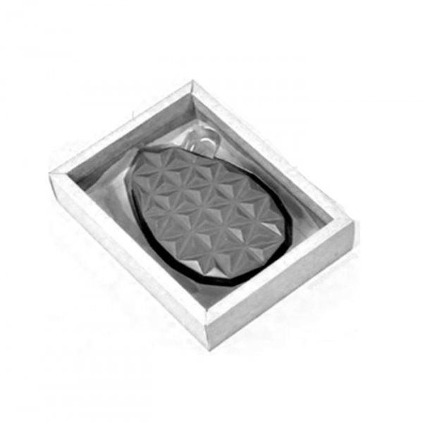 Caixa Ovo Diamantado P Branco (5Un) - Crystal Forming