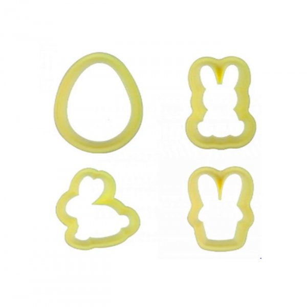 Cortador Kit Páscoa Brilhante 4 Peças - Blue Star