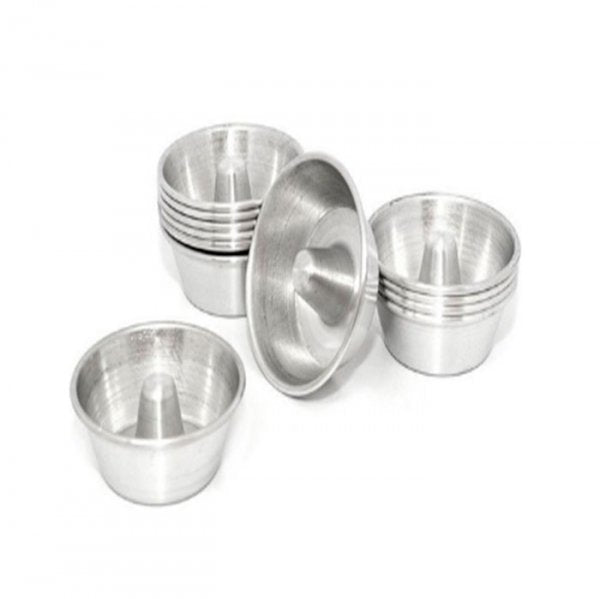 Forminha De Aluminio Mini Pudim 4X5.5X2.4Cm (12Un) - Metasa