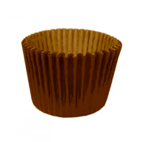 Forminha Mini Cupcake Marrom (C/45) - Flip