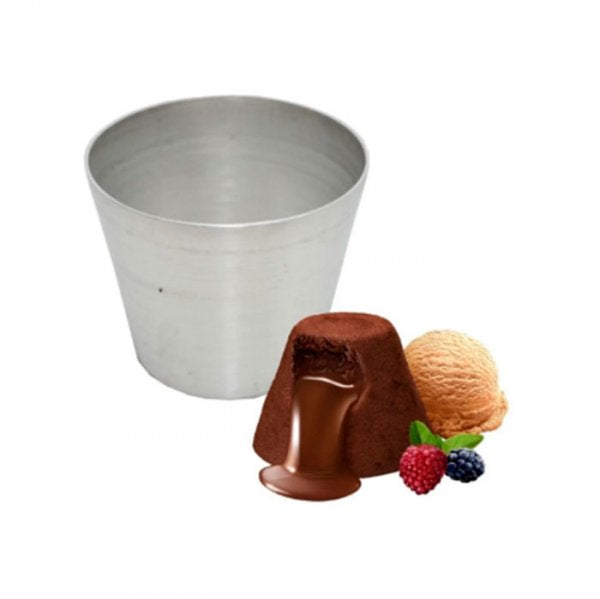 Forminha Petit Gateau Conico (6.8X4.5X7Cm) - Metasa