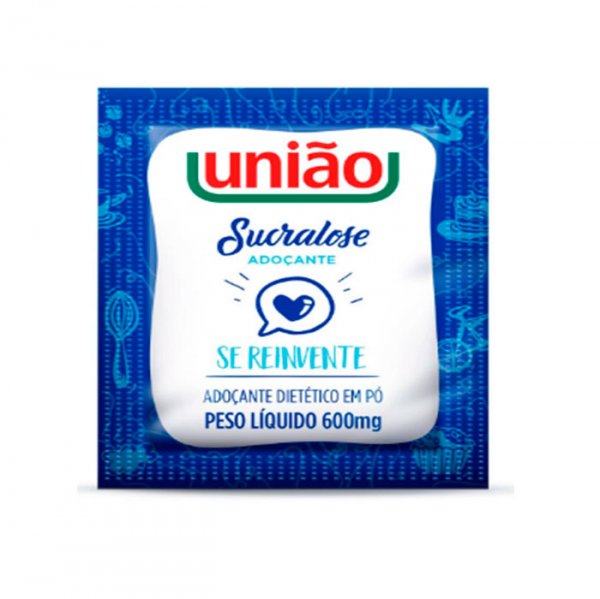 Adoçante Sucralose em Sachê 400m600Mg - União