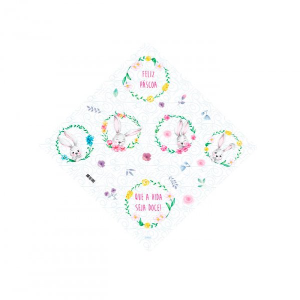 Embalagem Páscoa Pratica Sweet 39X39Cm (25Un) - Xingo