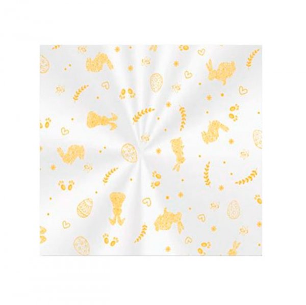 Saco Transparente Dec. Candy Amarelo 15X29Cm (100Un) - Xingo