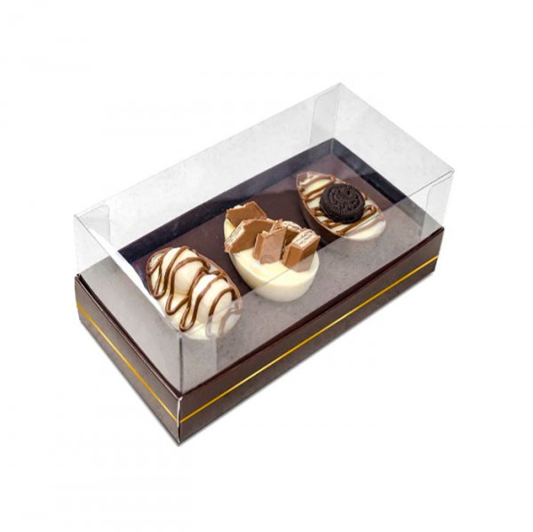 Caixa 3 Ovinhos Marrom Linha 50G (5Un) - Sulformas