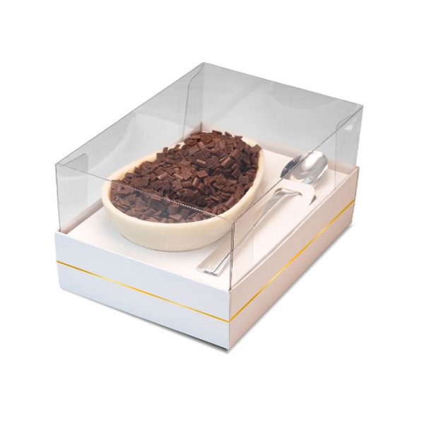 Caixa Ovo De Colher 2 Em 1 Branca Linha 100/150G (5Un) - Sulfomras