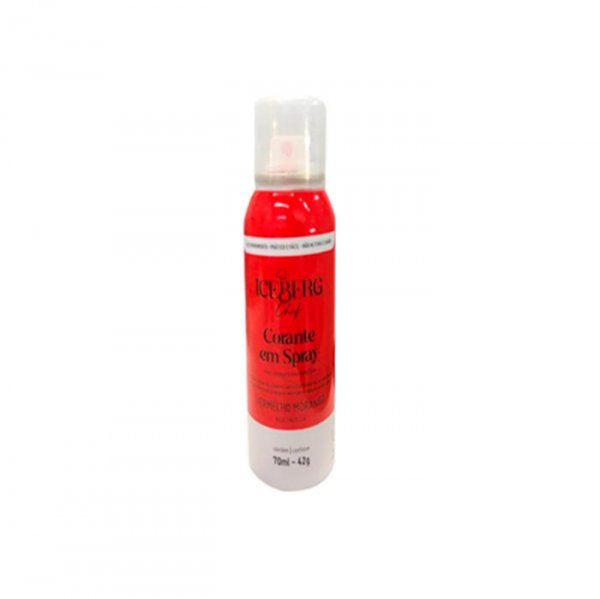 Corante em Spray Vermelho 42g - Iceberg Chef