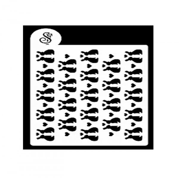 Estencil Para Bolo 16,5X25Cm - Sonho Fino