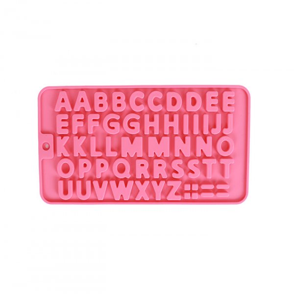 Molde De Silicone Para Chocolate Alfabeto - Oikos