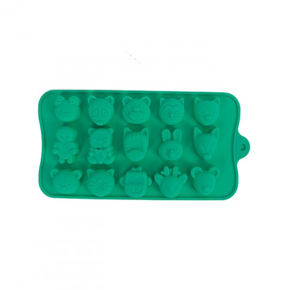 Molde De Silicone Para Chocolate Animais - Oikos
